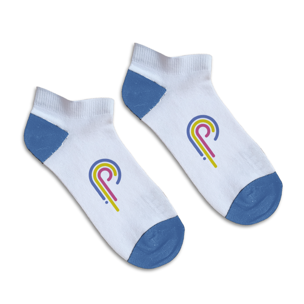 Носки классические с логотипом короткой длины